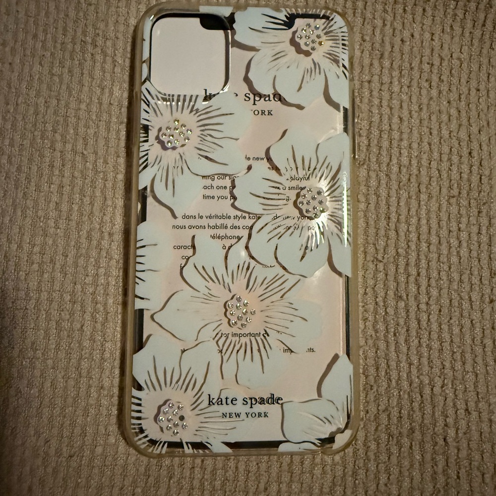 Kate Spade IPhone 11 Pro Max and XS Pro Max Floral Hollyhock Phone Case